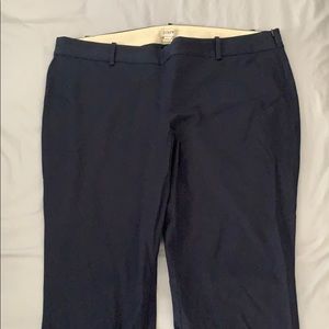 J Crew Factory Navy Cropped Winnie Pants (NWT!)